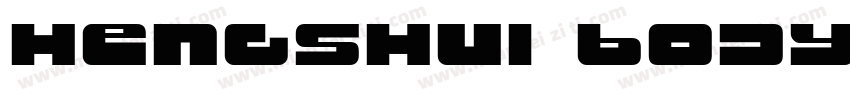 Hengshui body字体转换